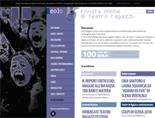 Tablet Screenshot of eolo-ragazzi.it